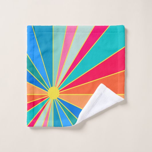 Lever de soleil tropical (Gant de toilette)