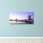 Lever de soleil violet sur l'impression sur toile (Insitu (Plancher de Bois))