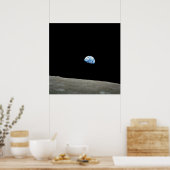 Lever de Terre sur la Lune Poster (Keuken)