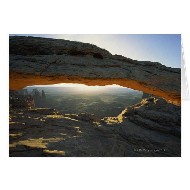 Lever du soleil à Mesa Arch (Devant horizontal)
