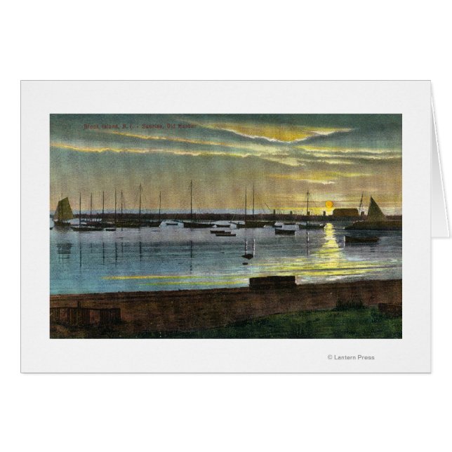 Lever du soleil au Vieux Port (Devant horizontal)