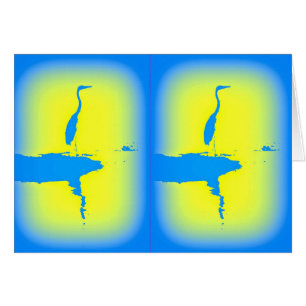 lever du soleil des hérons bleus