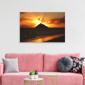 Lever du soleil d'Hawaii sur la toile de plage (Insitu(Salon))