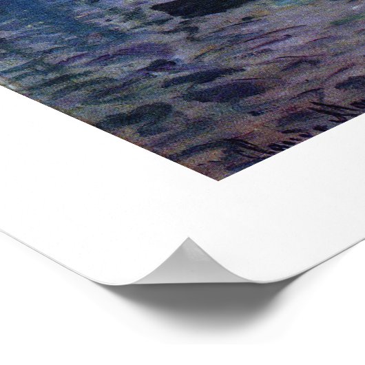 Lever du soleil en mer par Claude Monet impression (Coin)