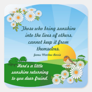 Lever du soleil ~ Sticker d'amitié # 2