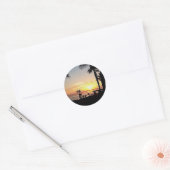 lever du soleil sur autocollant de cabine (Enveloppe)