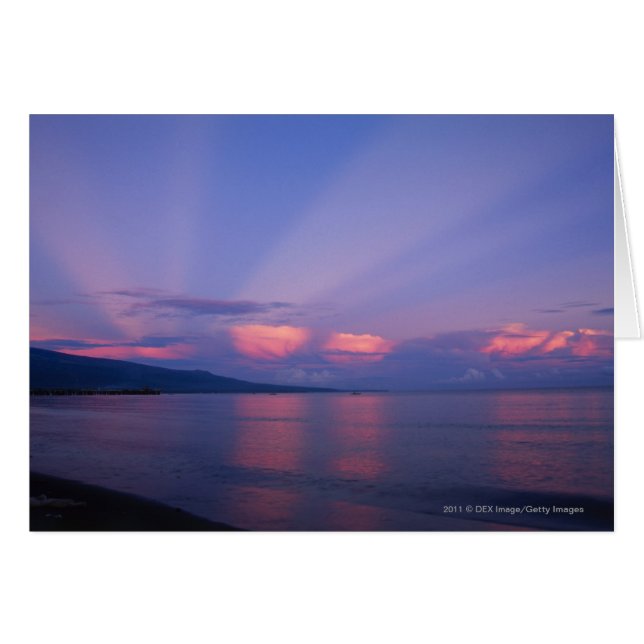 Lever du soleil sur la mer (Devant horizontal)