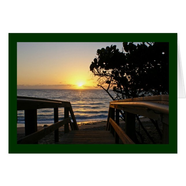 Lever du soleil sur la promenade (Devant Horizontal)