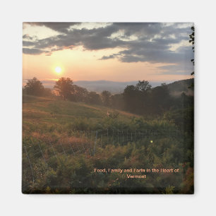 Lever du soleil sur le Magnet du Vermont