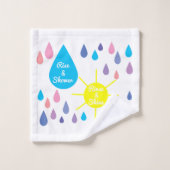 Lever et douche, rinçage et brillance (Gant de toilette)