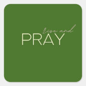 lever et prier Stickers (Devant)