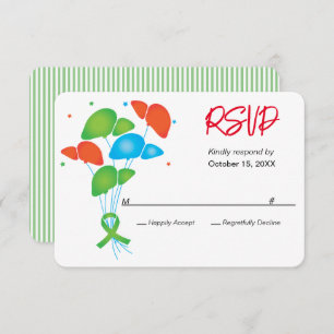 Lever-jubileumballonnen Partij RSVP