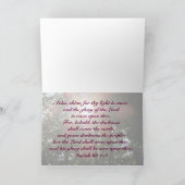 Lever Shine Isaiah 60 carte chrétienne (Intérieur)