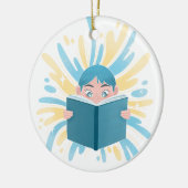 Lever un ornement en céramique Reader (Gauche)