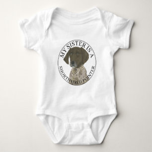 Lever & Wit Duits Kortharige Pointer Big Sis Romper