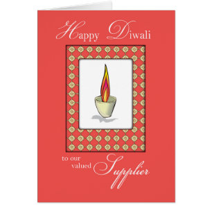 Leverancier Diwali Candle op Red