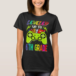 Leverde de 6e klas gamer terug naar school eerst t-shirt