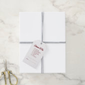 Leveren aan de cadeaulabel (Met Touw)