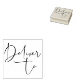 Leveren aan moderne huwelijkskalligrafie 	rubberstempel (Gestempeld)