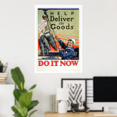 Leveren van goederen - marine (US02293) Poster (Thuiskantoor)