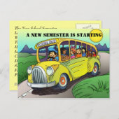 LEVERING briefkaart LEVERT SCHOOLDONATIEHERMINDER (Voorkant / Achterkant)