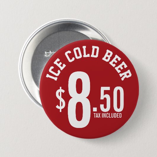 Levering van concessieovereenkomsten van leveranci ronde button 7,6 cm (Voorkant /achterkant)