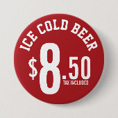 Levering van concessieovereenkomsten van leveranci ronde button 7,6 cm (Voorkant)