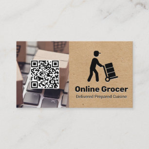 levering van levensmiddelen Online services Visitekaartje