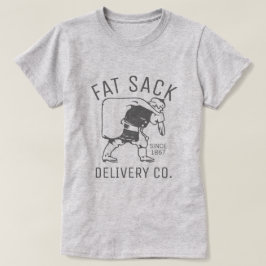 Levering van vetzak t-shirt