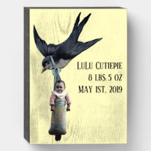  levering van vogel en Baby