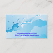 Leveringen van de Fun Party Visitekaartje (Achterkant)