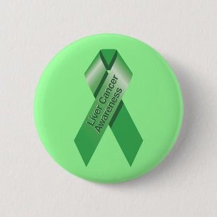 Leverkanker Bewustzijn Knop Ronde Button 5,7 Cm