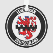 Leverkusen Round Emblem Ornament (achterkant)