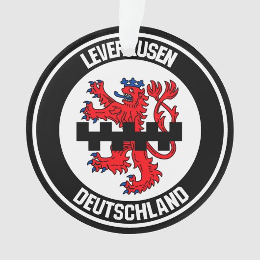 Leverkusen Round Emblem Ornament (voorkant)