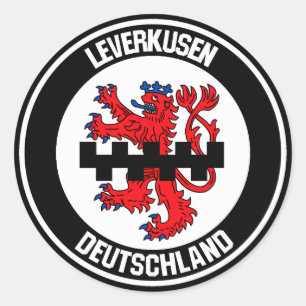 Leverkusen Round Emblem Ronde Sticker