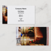 Leverpillen in algemene winkel visitekaartje (Voorkant / Achterkant)