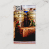 Leverpillen in algemene winkel visitekaartje (Achterkant)