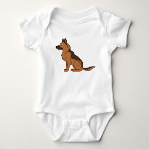 Levers & Tan German Shepherd Romper