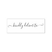 Levert probleemloos calligrafie 	rubberstempel (Gestempeld)