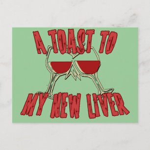 Levertransplantatie krijgt goede cadeaus briefkaart