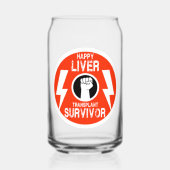 Levertransplantatie Overleving Blikvorm Glas (Achterkant)