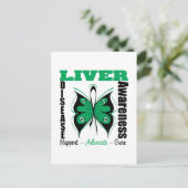 Leverziekte - Boterfly Briefkaart (Staand voorkant)