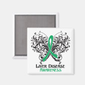 Leverziekte - Boterfly Magneet (Voorkant / Achterkant)