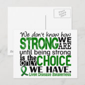 Leverziekte hoe sterk we zijn briefkaart (Voorkant / Achterkant)