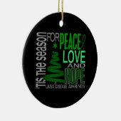 Leverziekte Kerstmis 1 Ornament (Rechts)