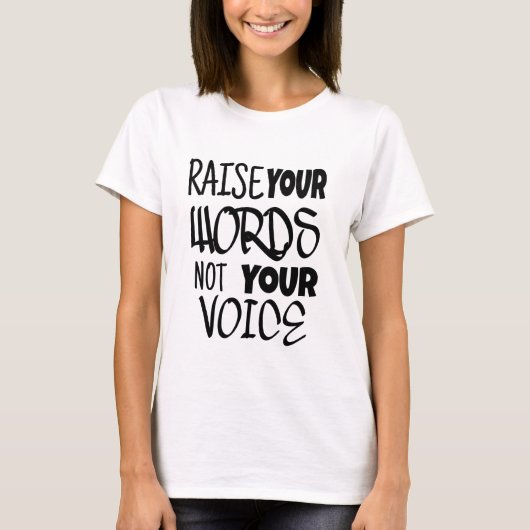 Levez vos mots T-shirt (Devant)