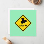 Levez Vos Yeux Pour Les Cochons Peut Voler Carte (Devant/Arrière en situation)