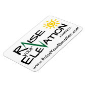 Levez votre élévation Asheville - Magnet de voitur (Côté Gauche)