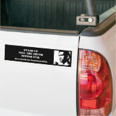Levez-vous avec Dave Smith Bumper Sticker (Sur camion)