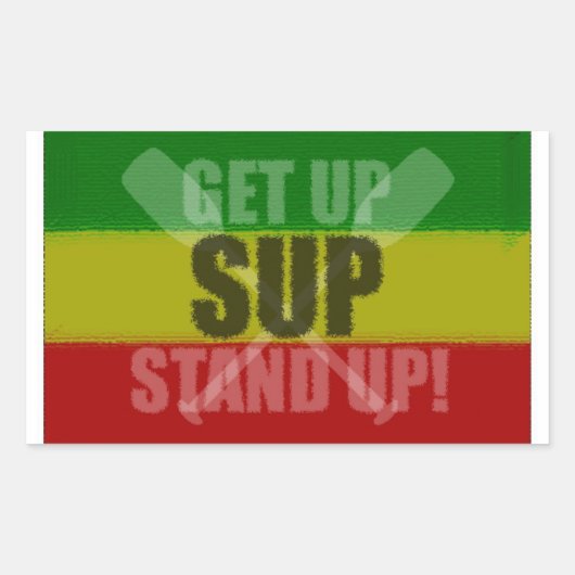 Levez-vous debout Sticker SUP (Devant)
